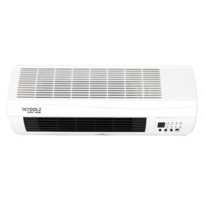 Aerotermă de perete Detoolz 2000W, 2 trepte, afișaj LED, termostat reglabil