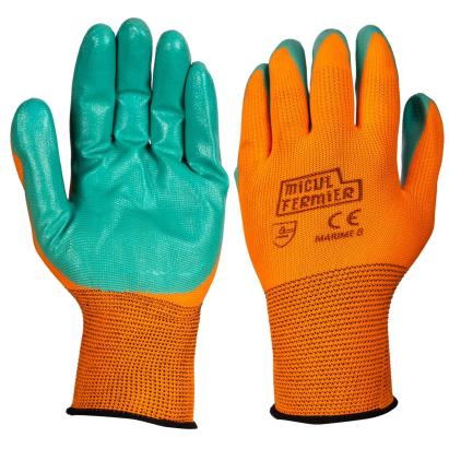 Manusi de lucru Micul Fermier lucioase, marimea 8 (G01) – protectie si aderenta