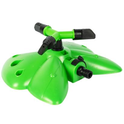 Aspersor rotativ Micul Fermier cu 3 brațe și bază fluture, pentru grădină