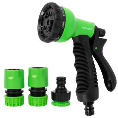 Pistol de stropit Micul Fermier cu 8 jeturi, 3 accesorii, racord 1/2"