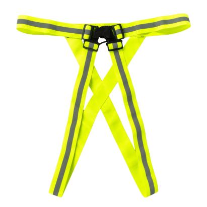 Ham reflectorizant Micul Fermier, verde neon, reglabil pentru vizibilitate sporită