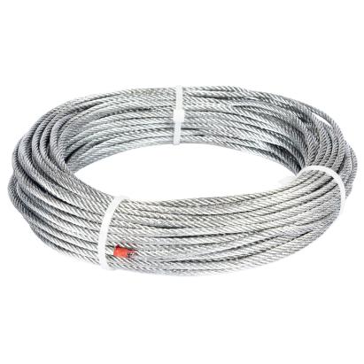 Cablu din oțel zincat Micul Fermier 4 mm, 25 m, pentru prinderi și ancorare