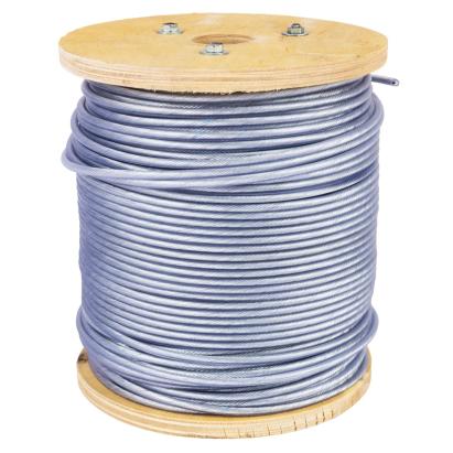 Tambur cablu din oțel zincat plastifiat 100 m, Ø 2–3,5 mm, Micul Fermier