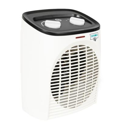 Aerotermă electrică Detoolz 1000/2000W cu termostat, carcasă din plastic