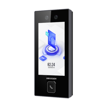 Terminal control acces recunoastere faciala, 4.5 inch touch screen, M1, WiFi, PoE - HIKVISION DS-K1T344MBWX-E1 SafetyGuard Surveillance