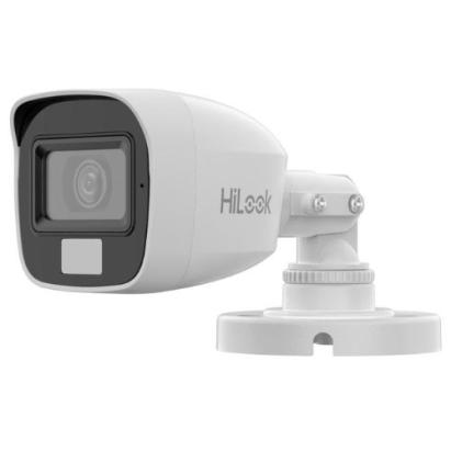 Camera de supraveghere analog de exterior Hikvision HiLook, 3K 5MP, Iluminare duala 20m, lentila 2.8mm, Microfon, IP66 - THC-B157-LMS SafetyGuard Surveillance