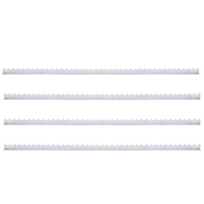 Bandă cu țepi de perete, 4 buc., oțel galvanizat, 1 m GartenMobel Dekor