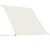 Copertină retractabilă, crem, 100 x 150 cm GartenMobel Dekor