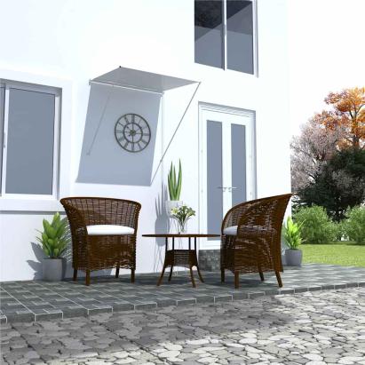 Copertină retractabilă, crem, 100 x 150 cm GartenMobel Dekor