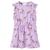 Rochie de copii, mâneci cu volane șnur talie, lila 140 GartenMobel Dekor