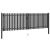 Poartă de grădină din oțel, 400x100 cm, antracit GartenMobel Dekor