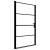 Ușă de duș, negru, 91 x 195 cm, sticlă securizată mată GartenMobel Dekor