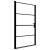 Ușă de duș, negru, 100 x 178 cm, sticlă mată securizată GartenMobel Dekor
