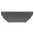 Chiuvetă de lux, gri închis mat, 40x33cm, ceramică, formă ovală GartenMobel Dekor