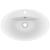Chiuvetă lux cu preaplin, alb mat, 58,5x39 cm ceramică, oval GartenMobel Dekor