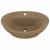 Chiuvetă lux cu preaplin, crem mat, 58,5x39 cm ceramică, oval GartenMobel Dekor