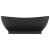Chiuvetă lux cu preaplin, negru mat, 58,5x39 cm ceramică, oval GartenMobel Dekor
