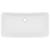 Chiuvetă dreptunghiulară de lux, alb mat, 71 x 38 cm, ceramică GartenMobel Dekor