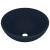 Chiuvetă baie lux albastru închis mat 32,5x14cm ceramică rotund GartenMobel Dekor