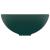 Chiuvetă baie lux verde închis mat 32,5x14 cm ceramică rotund GartenMobel Dekor