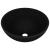 Chiuvetă baie lux, negru mat, 32,5x14 cm, ceramică, rotund GartenMobel Dekor