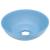 Chiuvetă pentru baie, albastru deschis, ceramică, rotund GartenMobel Dekor