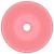Chiuvetă de baie lux roz mat 40x15 cm ceramică rotund GartenMobel Dekor