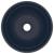 Chiuvetă baie lux albastru închis mat 40x15 cm ceramică rotund GartenMobel Dekor