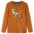 Tricou pentru copii cu mâneci lungi, coniac, 128 GartenMobel Dekor