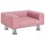 Pat de câini, roz, 50x40x26,5 cm, catifea GartenMobel Dekor