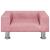 Pat de câini, roz, 50x40x26,5 cm, catifea GartenMobel Dekor
