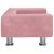 Pat de câini, roz, 50x40x26,5 cm, catifea GartenMobel Dekor