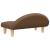 Pat de câini, maro, 70x52x30 cm, material textil GartenMobel Dekor