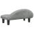 Pat de câini, gri deschis, 70x52x30 cm, catifea GartenMobel Dekor