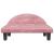 Pat de câini, roz, 70x52x30 cm, catifea GartenMobel Dekor