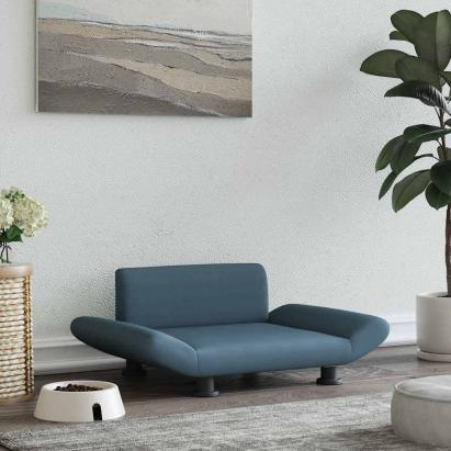 Pat de câini, gri închis, 70x45x28 cm, material textil GartenMobel Dekor