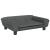 Pat de câini, gri închis, 70x48x22 cm, catifea GartenMobel Dekor