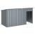 Cușcă câine cu acoperiș antracit 196x91x110 cm oțel galvanizat GartenMobel Dekor