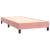 Pat box spring cu saltea, roz, 100x200 cm, catifea GartenMobel Dekor
