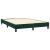 Pat box spring cu saltea, verde închis, 140x190 cm, catifea GartenMobel Dekor