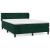Pat box spring cu saltea, verde închis, 140x190 cm, catifea GartenMobel Dekor