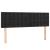 Pat box spring cu saltea, negru, 140x190 cm, catifea GartenMobel Dekor