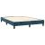 Pat box spring cu saltea, albastru închis, 140x190 cm, catifea GartenMobel Dekor