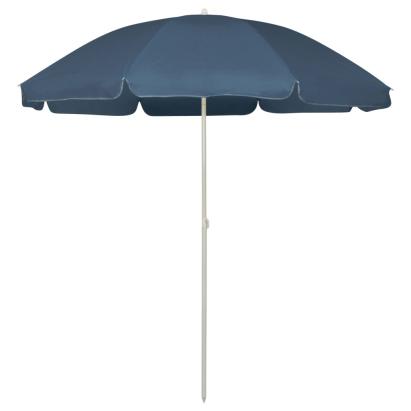 Umbrelă de soare de plajă, albastru, 240 cm GartenMobel Dekor
