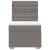 Pat box spring cu saltea, gri taupe, 90x200 cm, textil GartenMobel Dekor