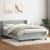 Pat box spring cu saltea, gri deschis, 160x220 cm, catifea GartenMobel Dekor