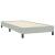 Pat box spring cu saltea, gri deschis, 80x220 cm, catifea GartenMobel Dekor