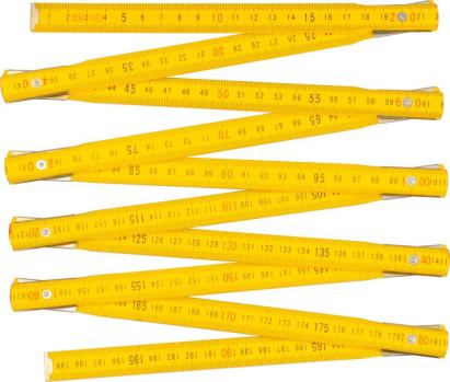 Metru pliabil din lemn Strend Pro FS18, 2 m, pentru măsurători precise