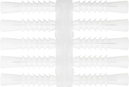 Dibluri din nylon TP 10 mm LDPE, clasice, pe plachetă 10 buc