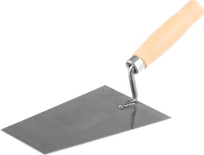 Lingură de zidărie 180x130 mm cu mâner din lemn, Strend Pro